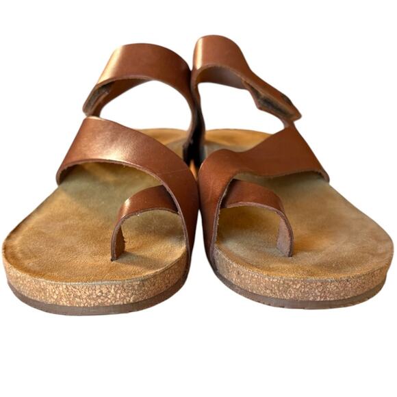 Eric Michael Leather Strappy Comfort Sandals with Cork Soles  EU 40 US 9 - 9.5 - Picture 3 of 11